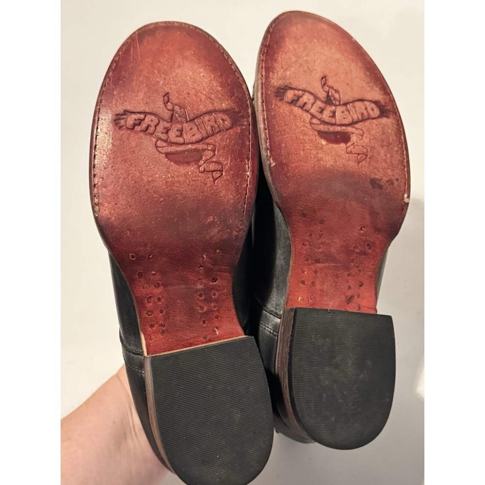 Freebird Mabel Black Leather Oxfords Womens sz 9 - Picture 7 of 9